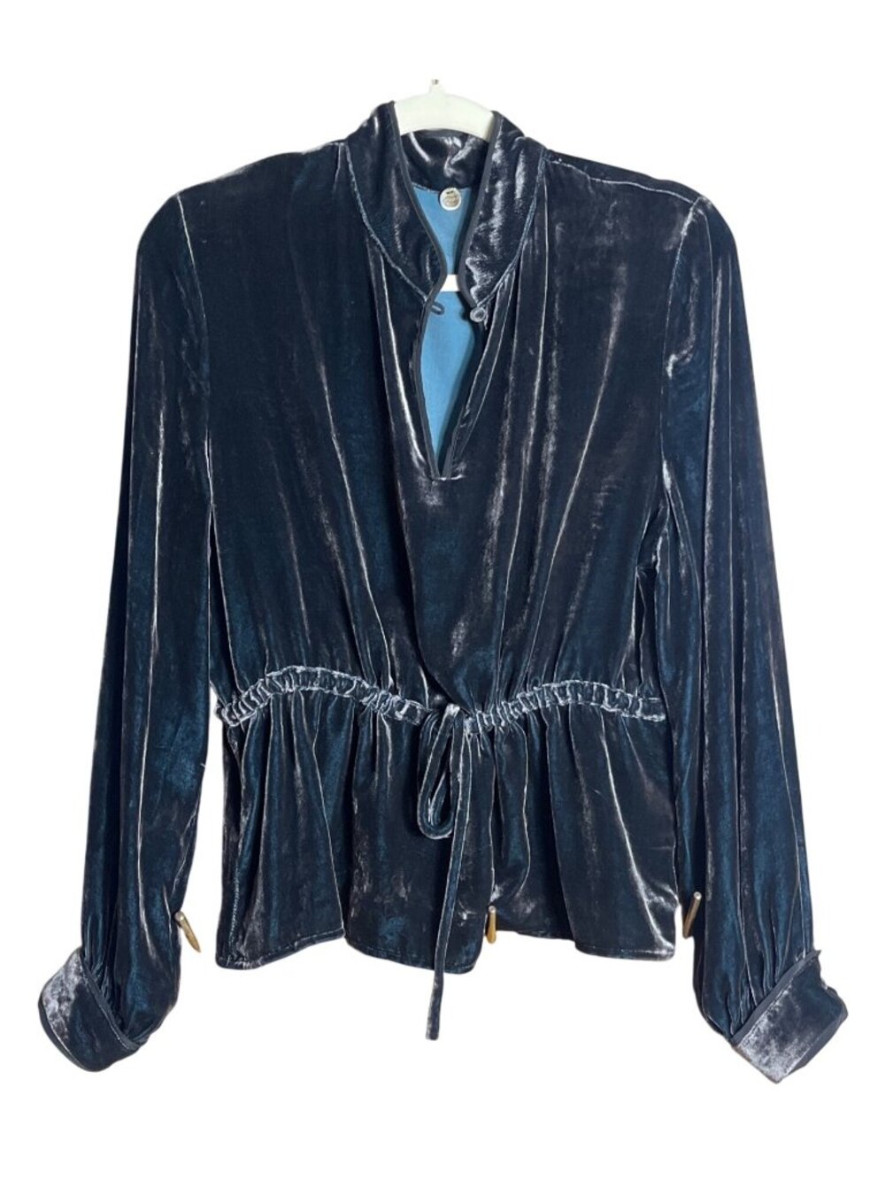 Whimsigoth Dark Feminine Top Witchy Silk Velvet Margret Oleary Luxury Layer Wm M